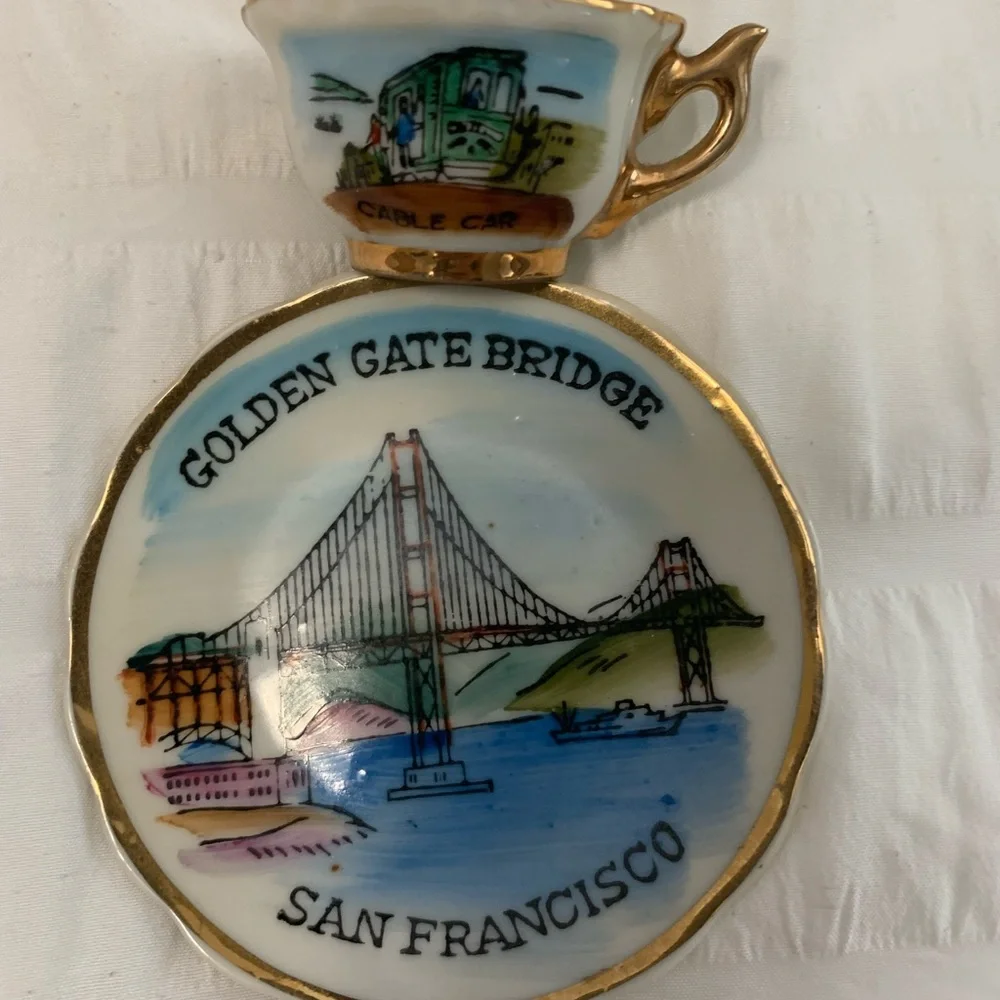 San Francisco Plate and Saucer